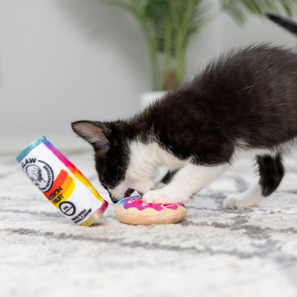 Donut & Kitty Klaw Passion Fruit 2pk Cat Toy - 30% Off