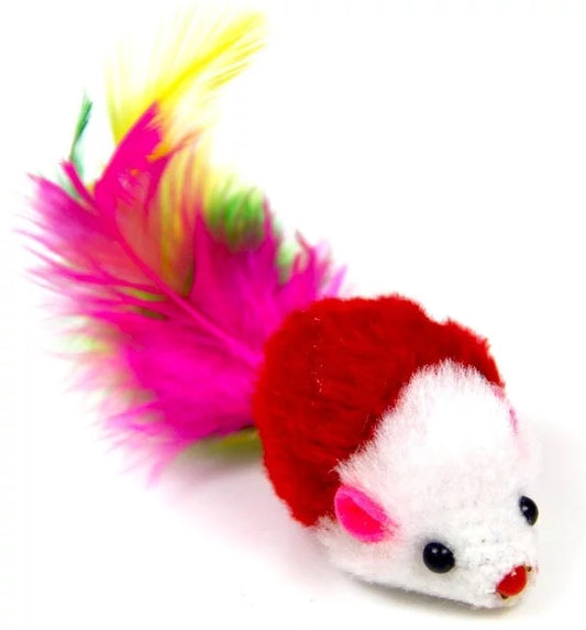 Baby Feather Mice with Rattles (import)