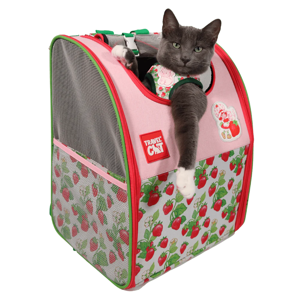 Strawberry Shortcake x Travel Cat Backpack
