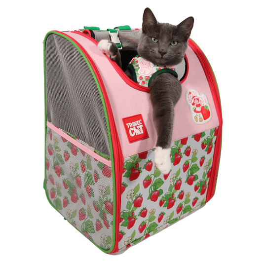 Strawberry Shortcake x Travel Cat Backpack