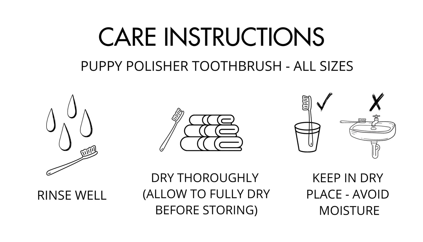 Puppy Polisher Biodegradable Toothbrush