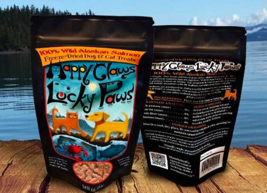 Freeze-Dried Wild Alaskan Salmon Treats for Cats & Dogs