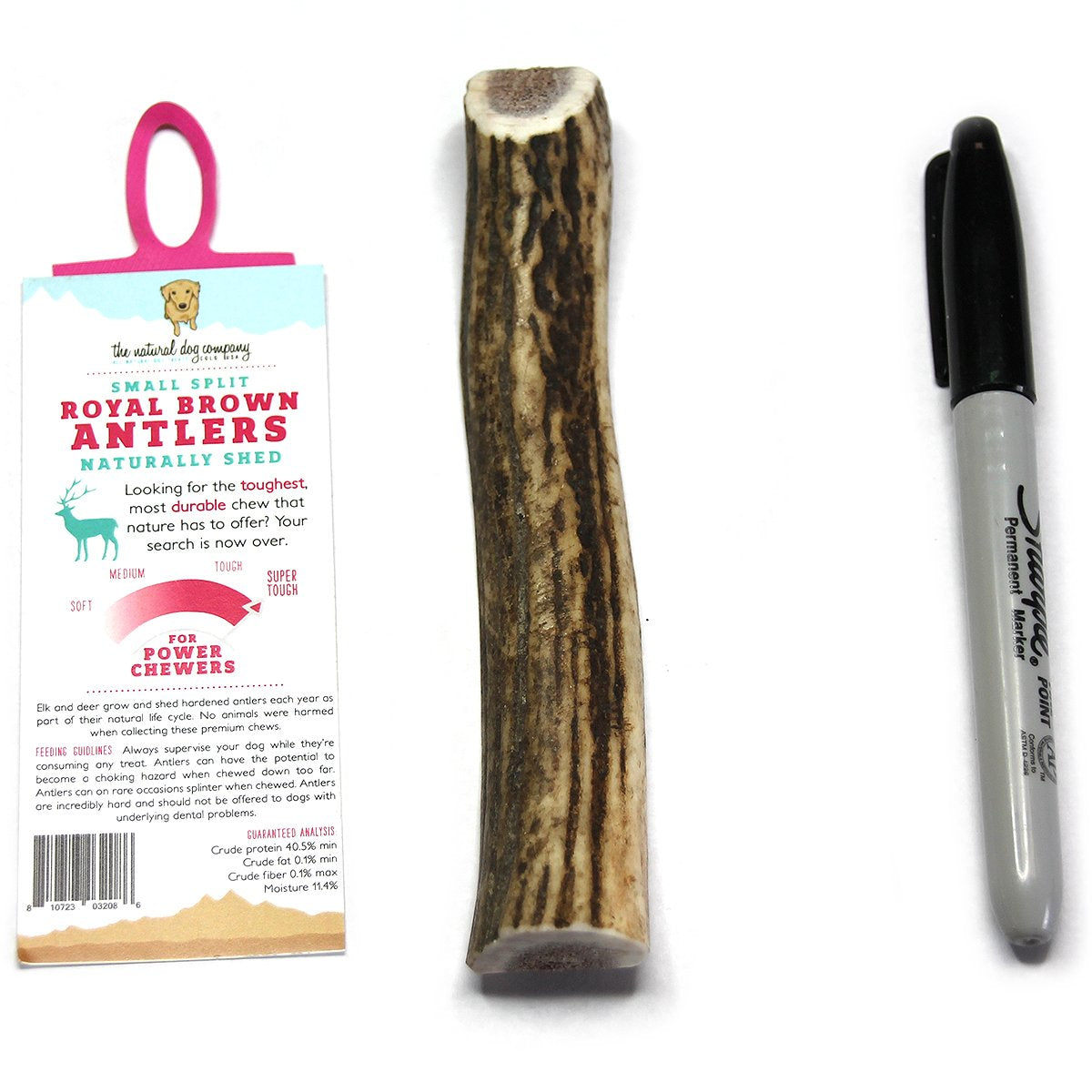 Royal Brown Deer Antler - Small Split- EACH