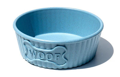Woof Ribbed Wheat PP Bowl