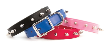 SPIKED COLLARS - 1 ROW OF SPIKES