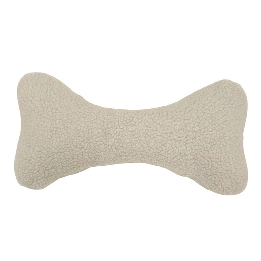 Carolina-Sherpa Bone Pillow