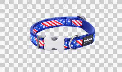 Buckle Bone Dog Collars - Design - US Flag