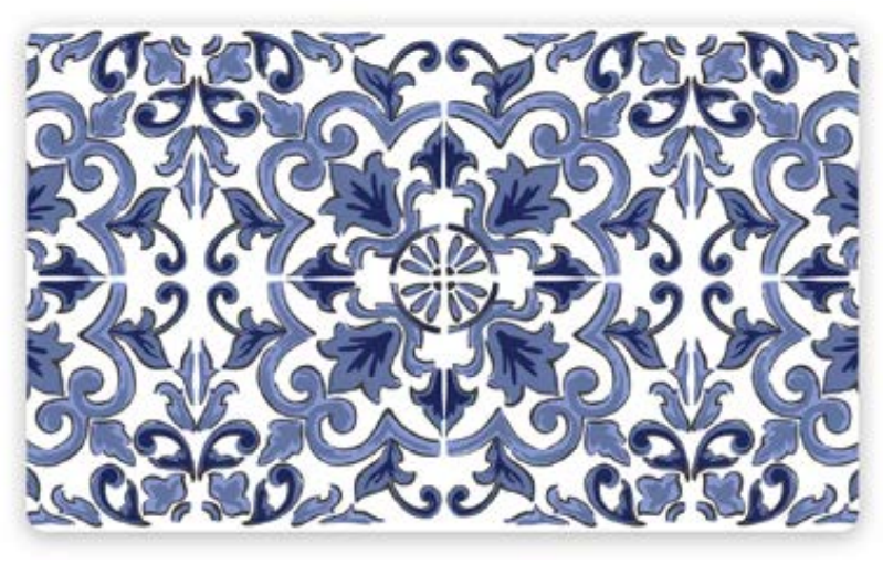 Canyon Clay Pet Placemat, Indigo, 11.5” x 19”
