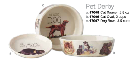 Stoneware Pet Derby