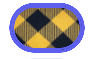 Stretch Fleece - Gold Buffalo Check