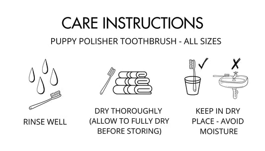 Puppy Polisher Mini/Small Toothbrush (For small dogs)- Case of 10
