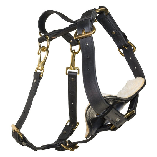 Viper Surge Biothane Working Dog Harness - Brass Hardware