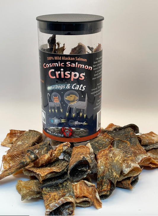 Salmon Skin Crisps