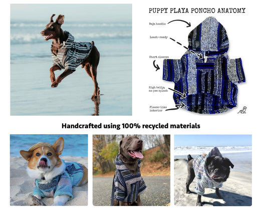 Classic Black Ponchos