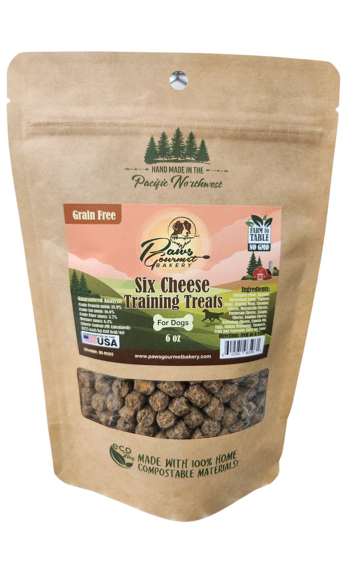 Six Cheese Training Treats (GF)