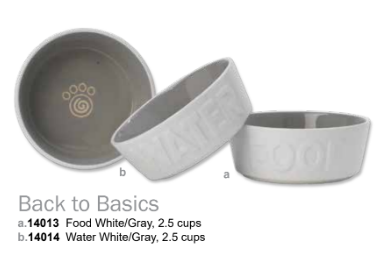 Stoneware Back to Basics - White/Gray (Inner Pack: 4)