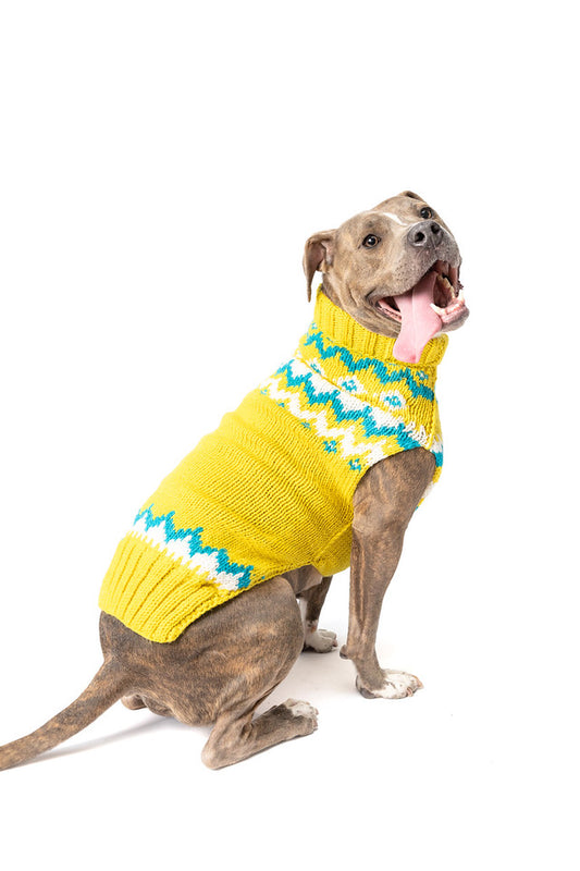 Electric Yellow Fairisle