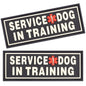 Dogline 3D Rubber Service Dog in Training Removable Accessories for Dog Harness and Vest
