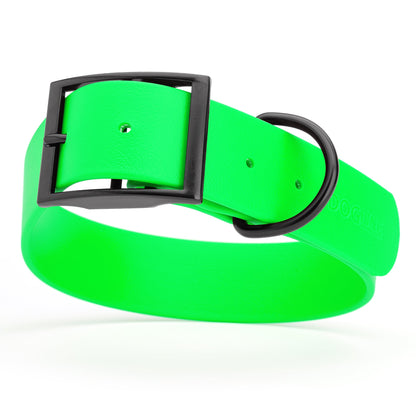 Biothane Waterproof Dog Collar - Wide - L (16 to 20 inches)