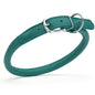Soft Leather Round Dog Collar