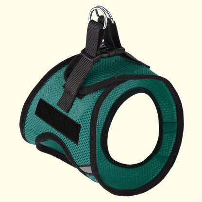 York Mesh Dog Harness + Built-in Hook & Loop Fasteners