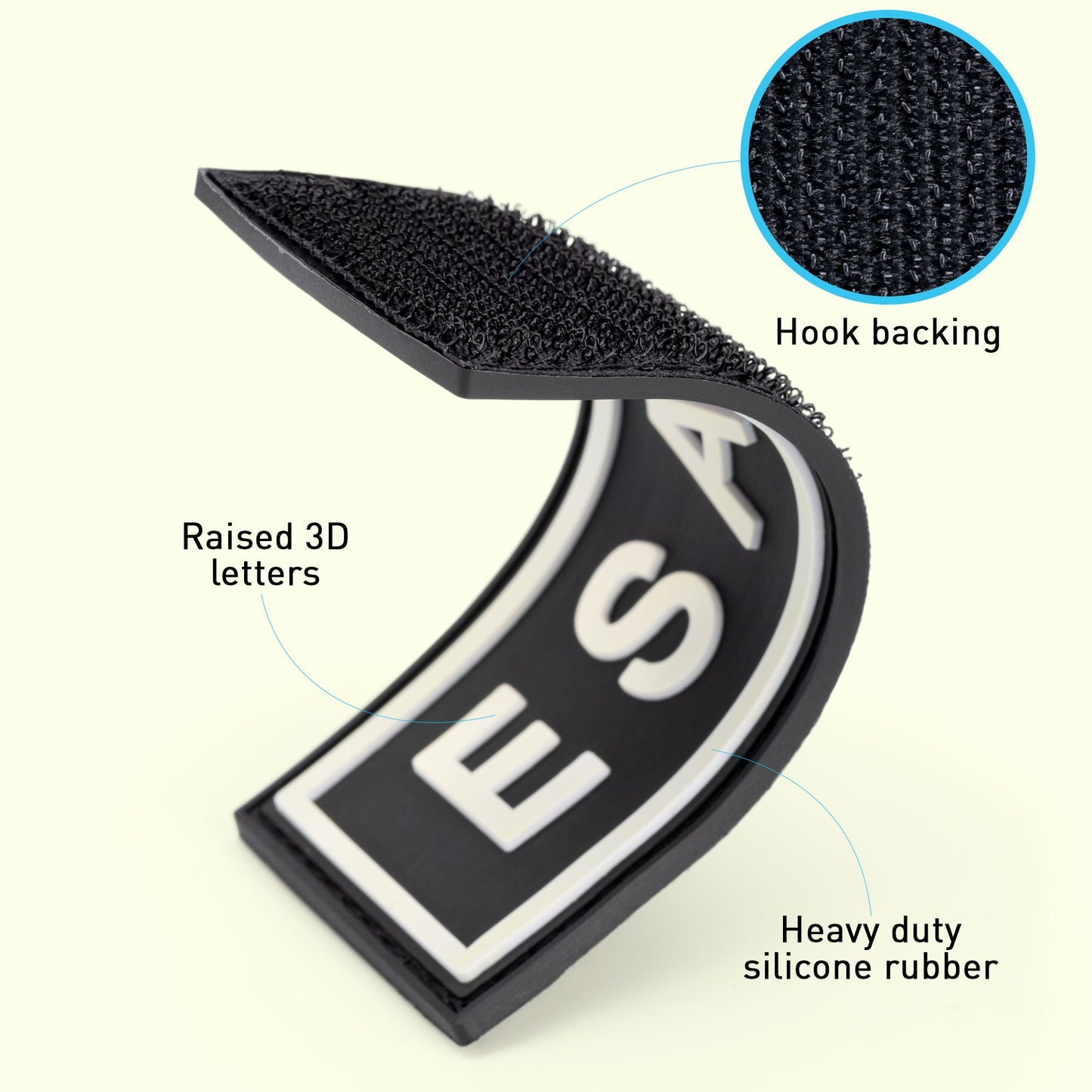 Dogline ESA Dog 3D Rubber Accessories