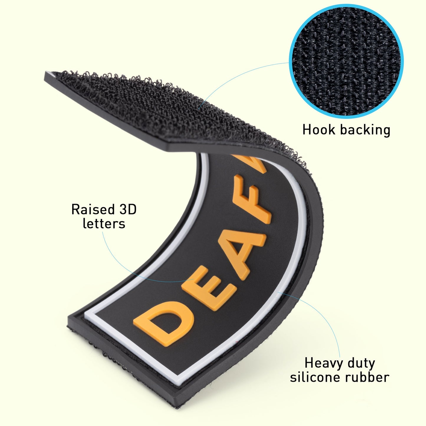 Dogline Deaf Dog 3D Rubber Accessories