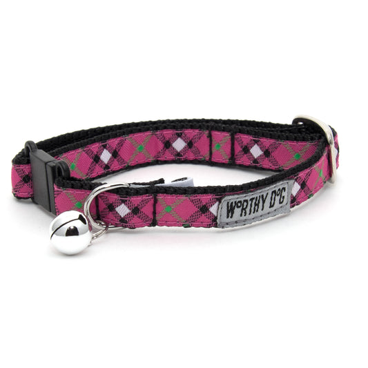 Bias Plaid Cat Collar
