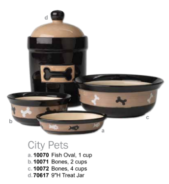 Stoneware City Pets