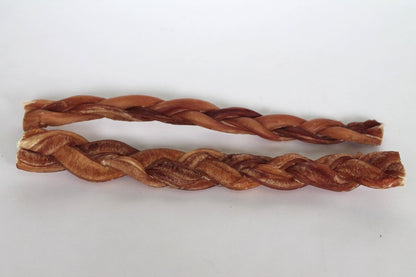 12" Standard Braided Bully Sticks - Odor Free (Bulk) - Pack of 25