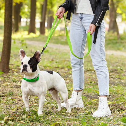 Biothane Adjustable Martingale Dog Collar with Metal Buckle