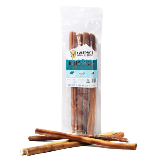 12" Thick Bully Stick Odor Free - 8 oz- EACH
