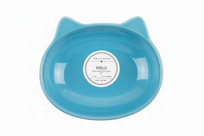 Milo 2-Pack Cat Dish Set
