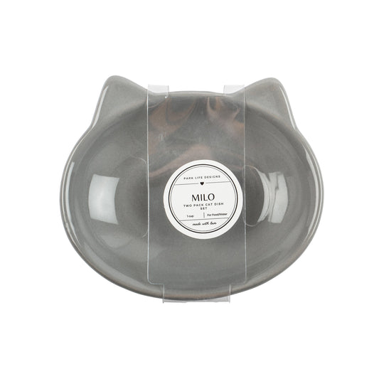 Milo 2-Pack Cat Dish Set - Park Life Designs