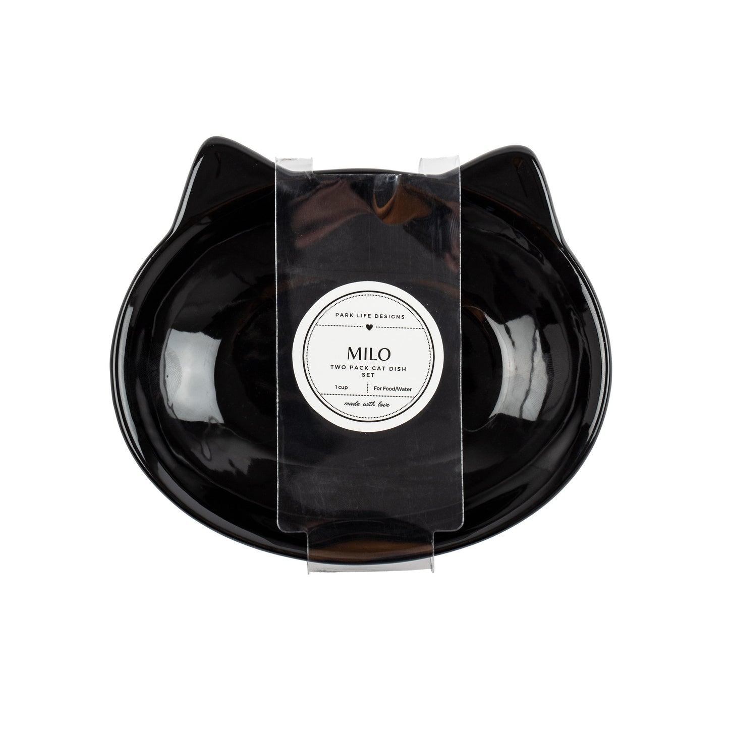 Milo 2-Pack Cat Dish Set - Park Life Designs