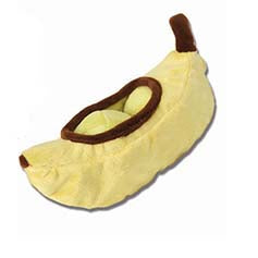 Toy- Hide-A-TreatRageous Treat - Banana Yellow - 9L" (Inner Pack: 6)