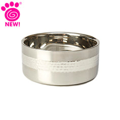 Stainless Steel, Hammered Double Walled, Sanibel (Inner Pack: 6)