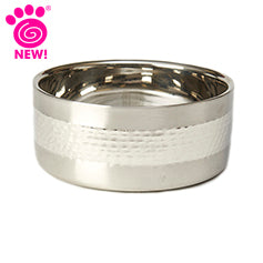 Stainless Steel, Hammered Double Walled, Sanibel (Inner Pack: 6)