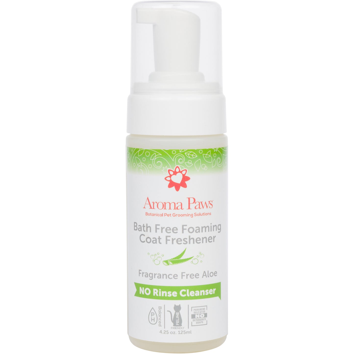 4.25 oz. Bath Free Foaming Coat Freshener - Fragrance Free Aloe