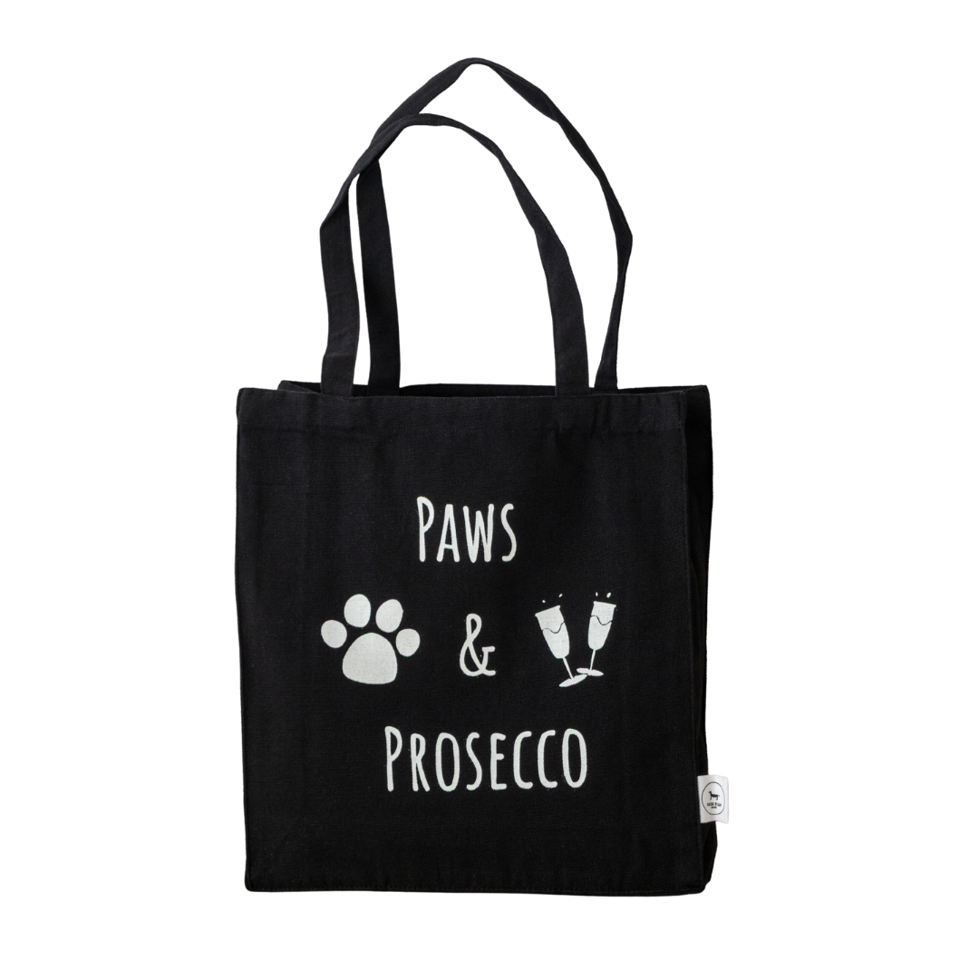 PAWS AND PROSECCO TOTE - Park Life Designs