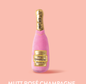 Fringe Studio Brut Rose Champagne plush dog toy