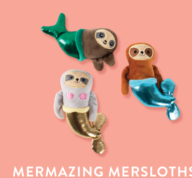 Fringe Studio MERSLOTH 3 PIECES SMALL DOG TOY SET Case of 4