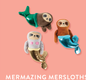 Fringe Studio MERSLOTH 3 PIECES SMALL DOG TOY SET Case of 4