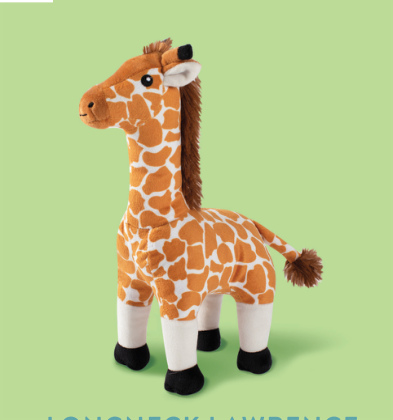 Longneck Lawrence giraffe plush toy