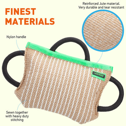 Viper Jute Classic Dog Bite Pillow