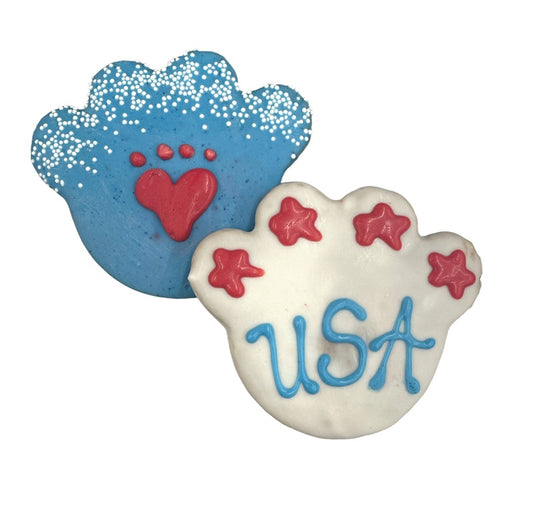 Patriotic Cookies - Patriotic Paws (Case of 12)