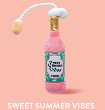 Fringe Studio Sweet Summer Vibes Spritzer plush dog toy