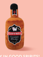 Fluffball Cinnamon Whiskey dog toy