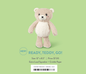 Fringe Studio READY TEDDY GO PLUSH DOG TOY