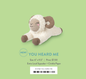 YOU HERD ME PLUSH DOG TOY Case of 4